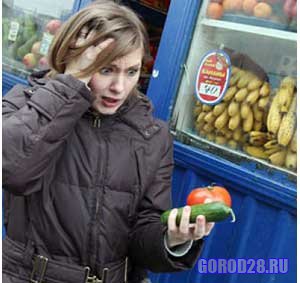 В России продукты дорожают быстрее, чем в Европе